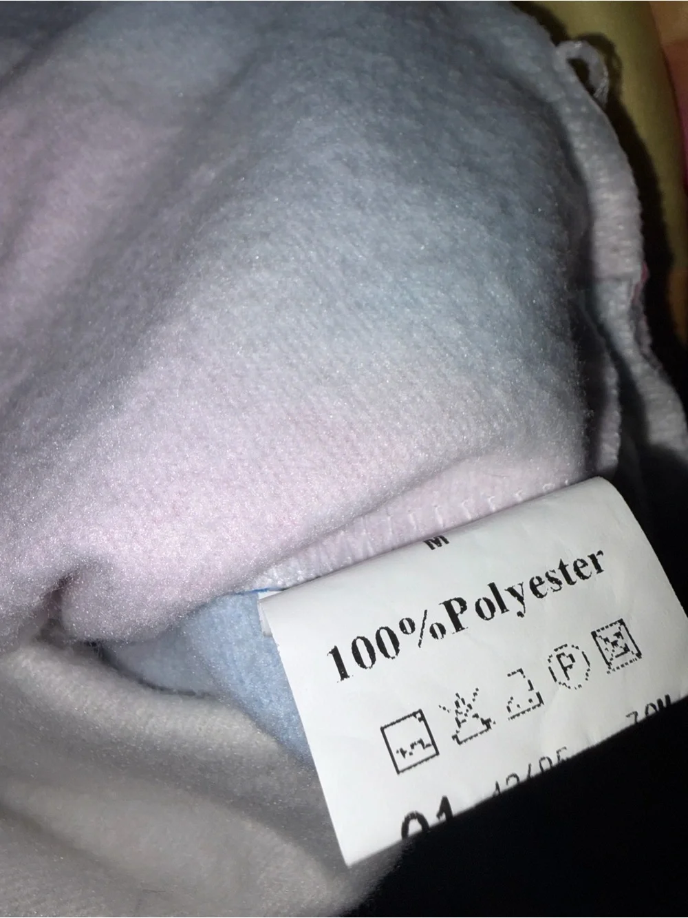 🆕💜 I Am Kenough Tie Dye Hoodie Pink Blue Yellow Pullover Kangaroo Pocket Size M - Picture 10 of 11